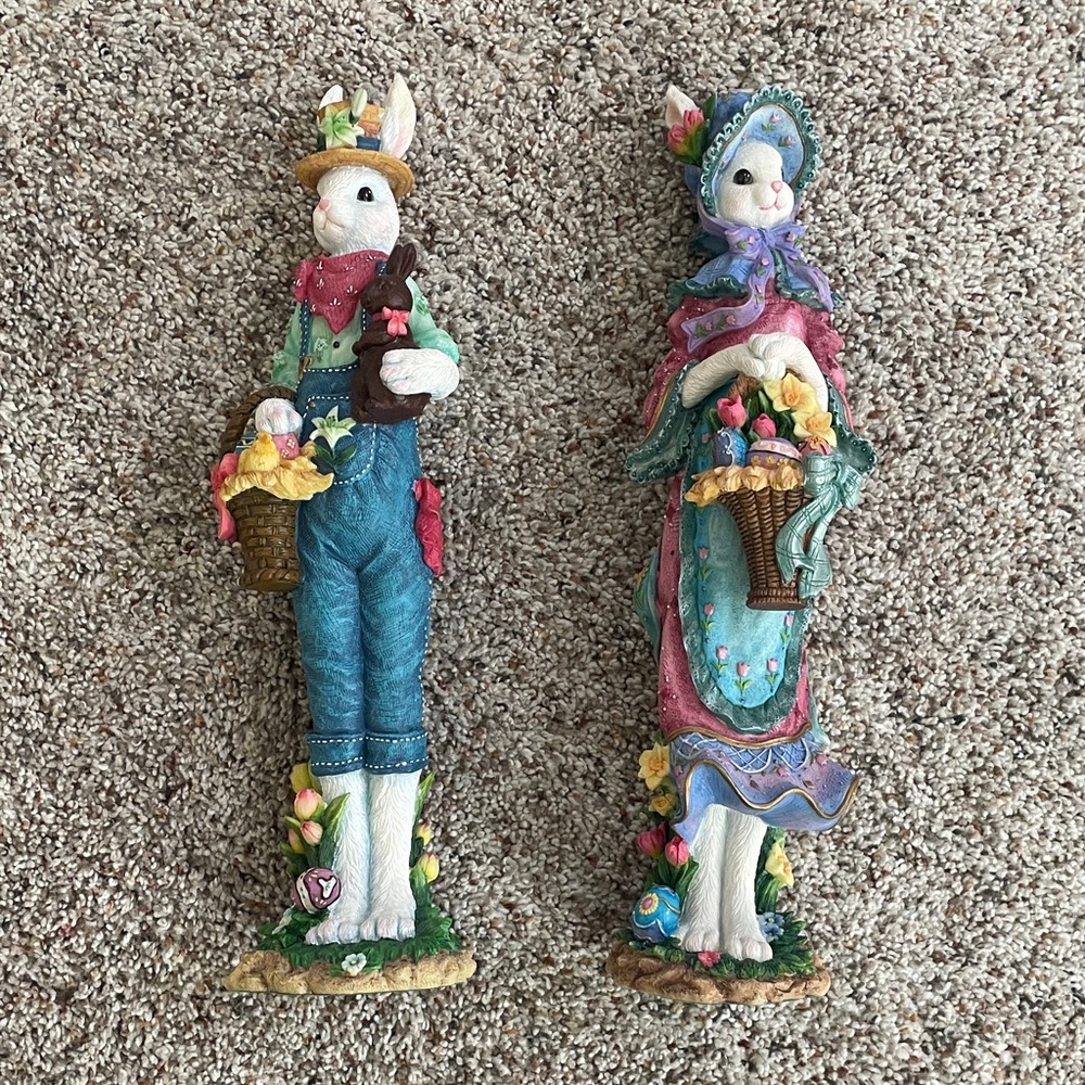 Lenox Colorful Easter Bunny Pencil Series Figurines